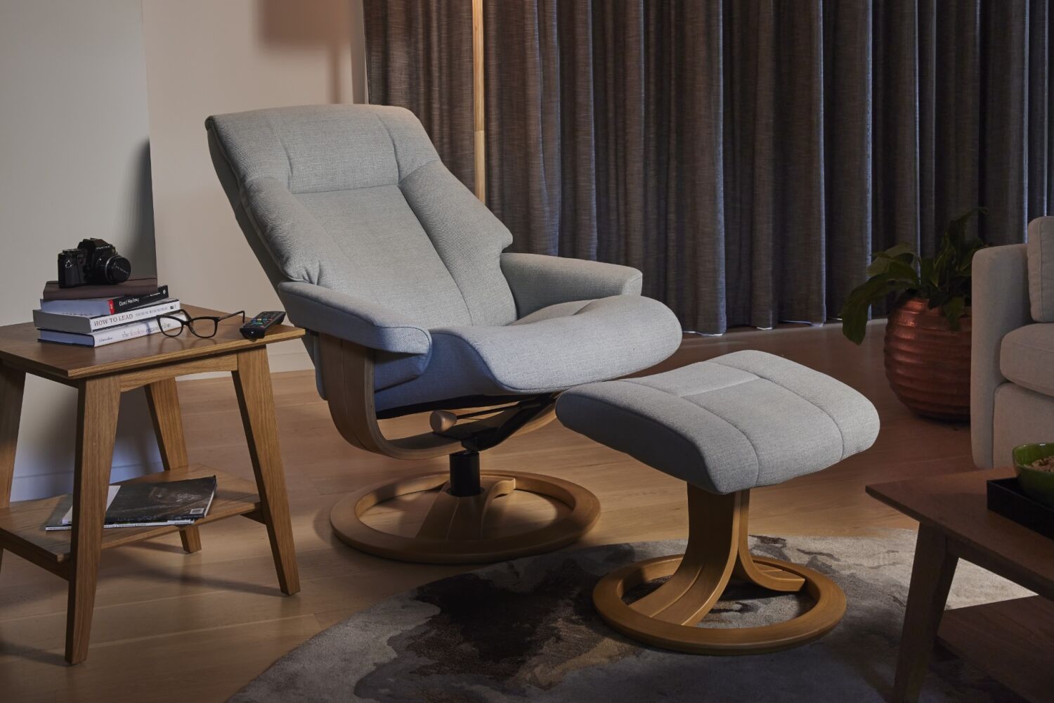 Atlanta Large Recliner & Footstool