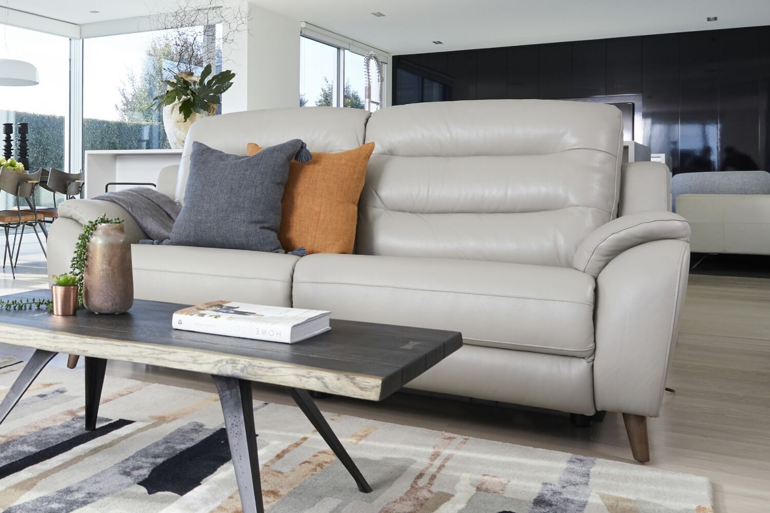 Vermont 3 SeaterTwin Power Recliner & Headrests