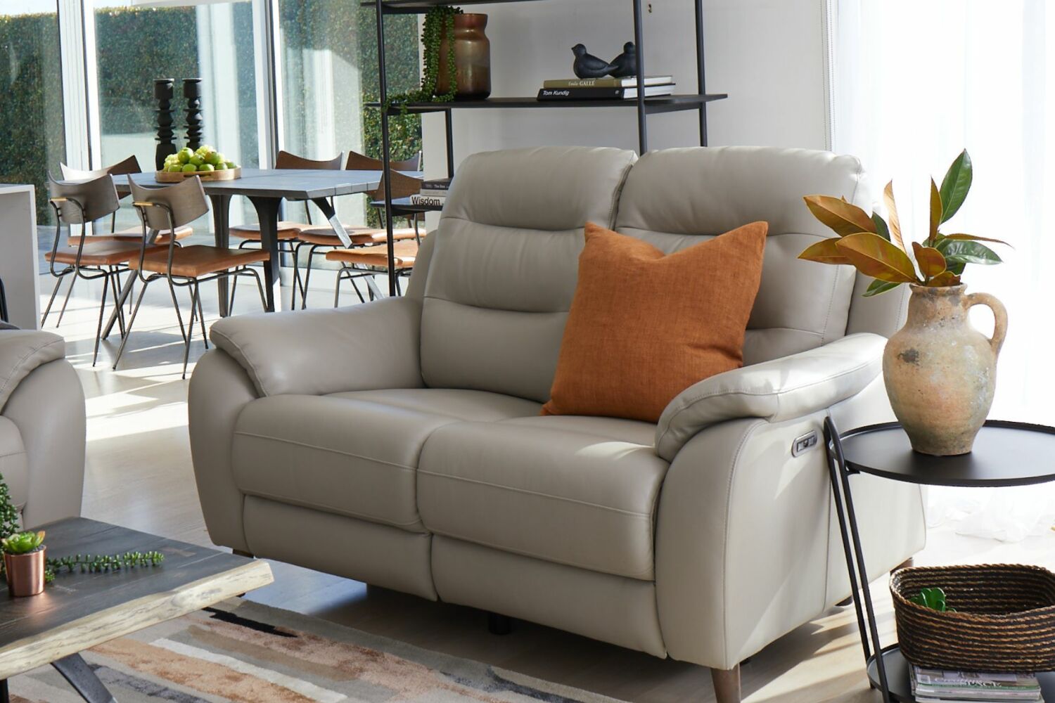 Vermont 2.5 Seater Twin Power Recliner & Headrests 