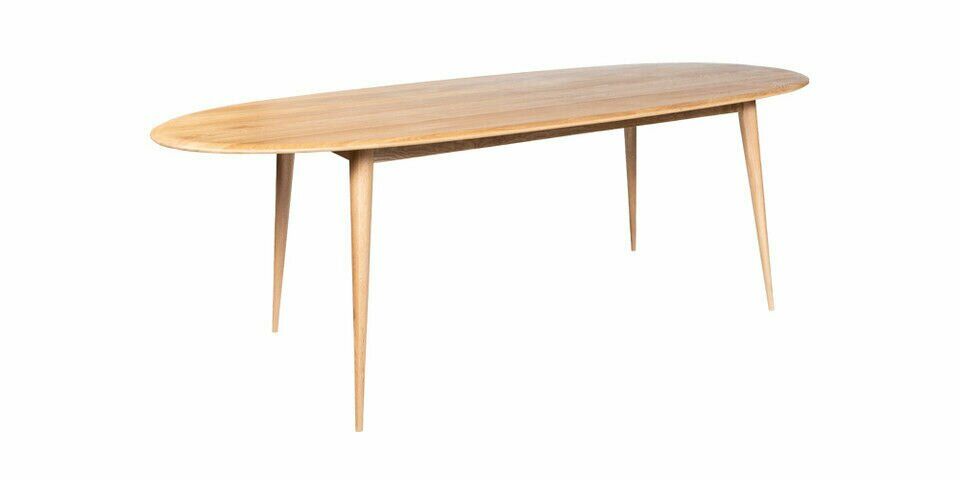 Clearance Sloane Large Oval Dining Table - Solid Oak 