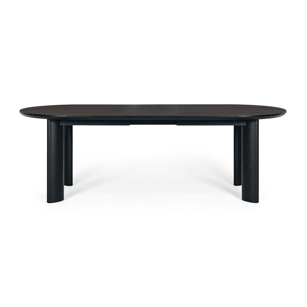 Zen Extension Dining Table - Black Oak