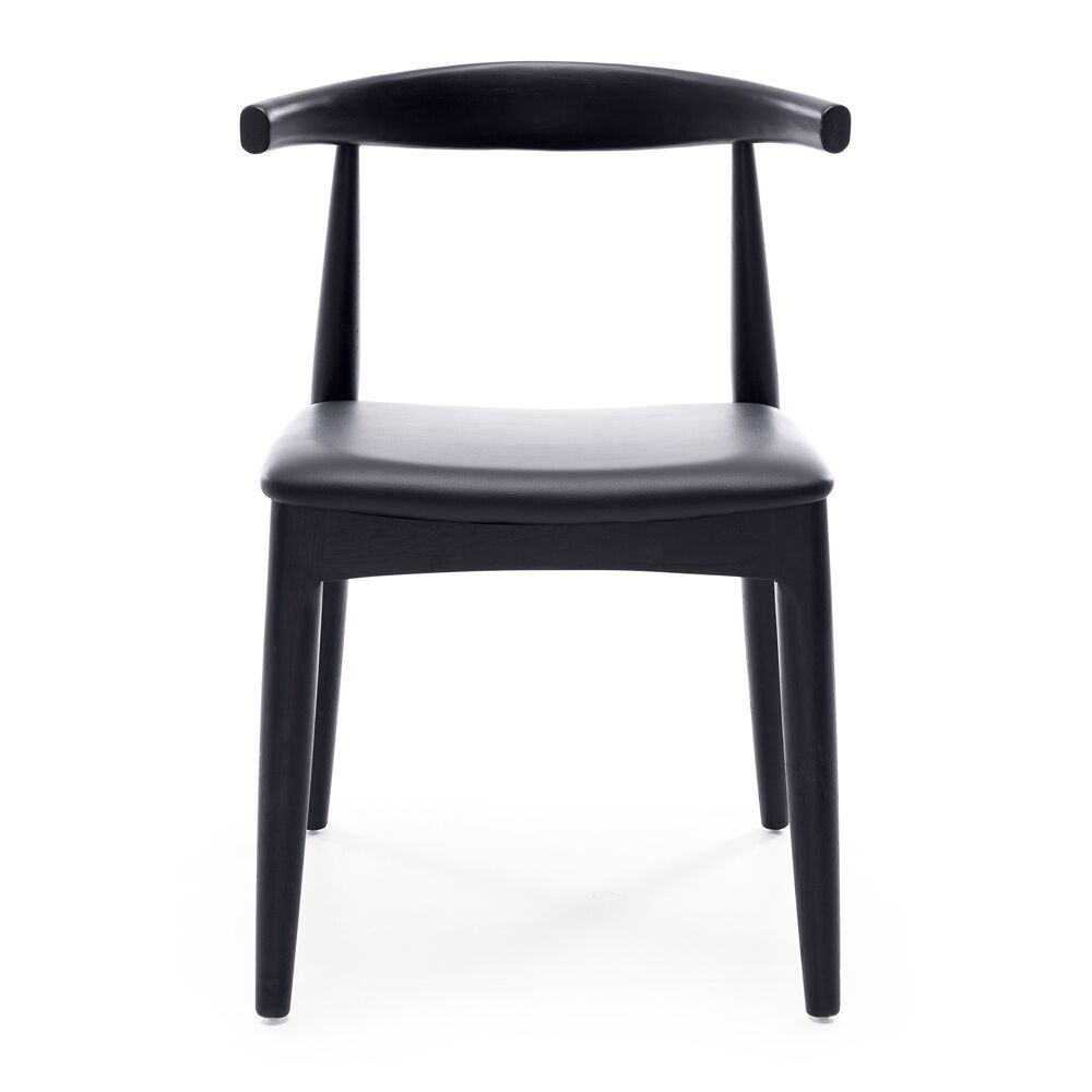 Curve Dining Chair - Black Oak