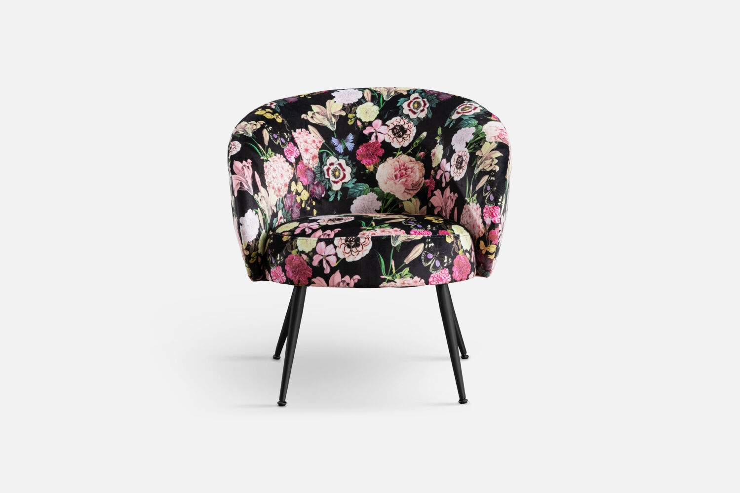 Tribeca Chair - Floral Velvet