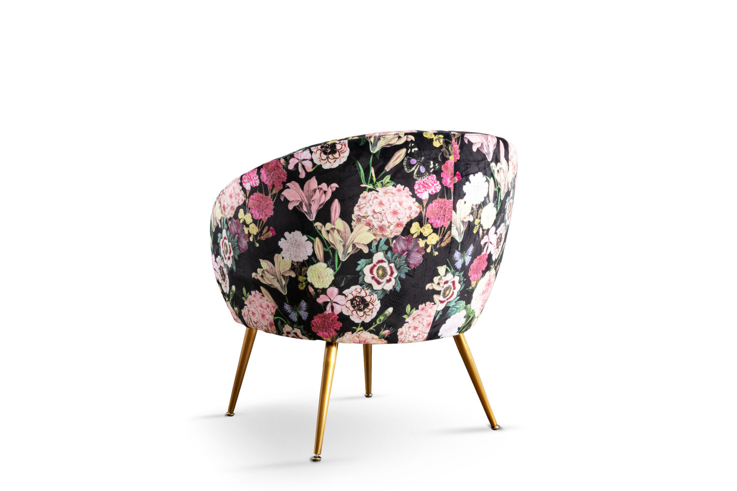 Tribeca Chair - Floral Velvet