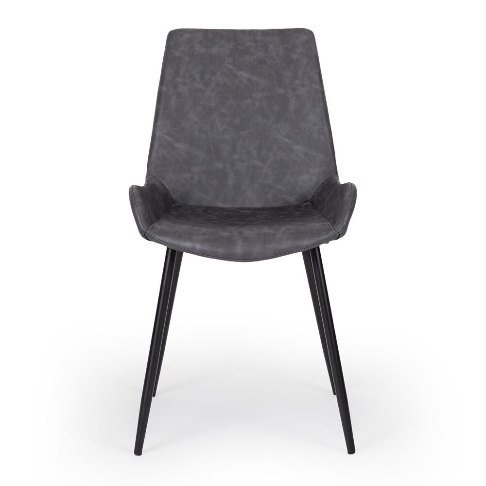 Liverpool Dining Chair - Vintage Grey PU