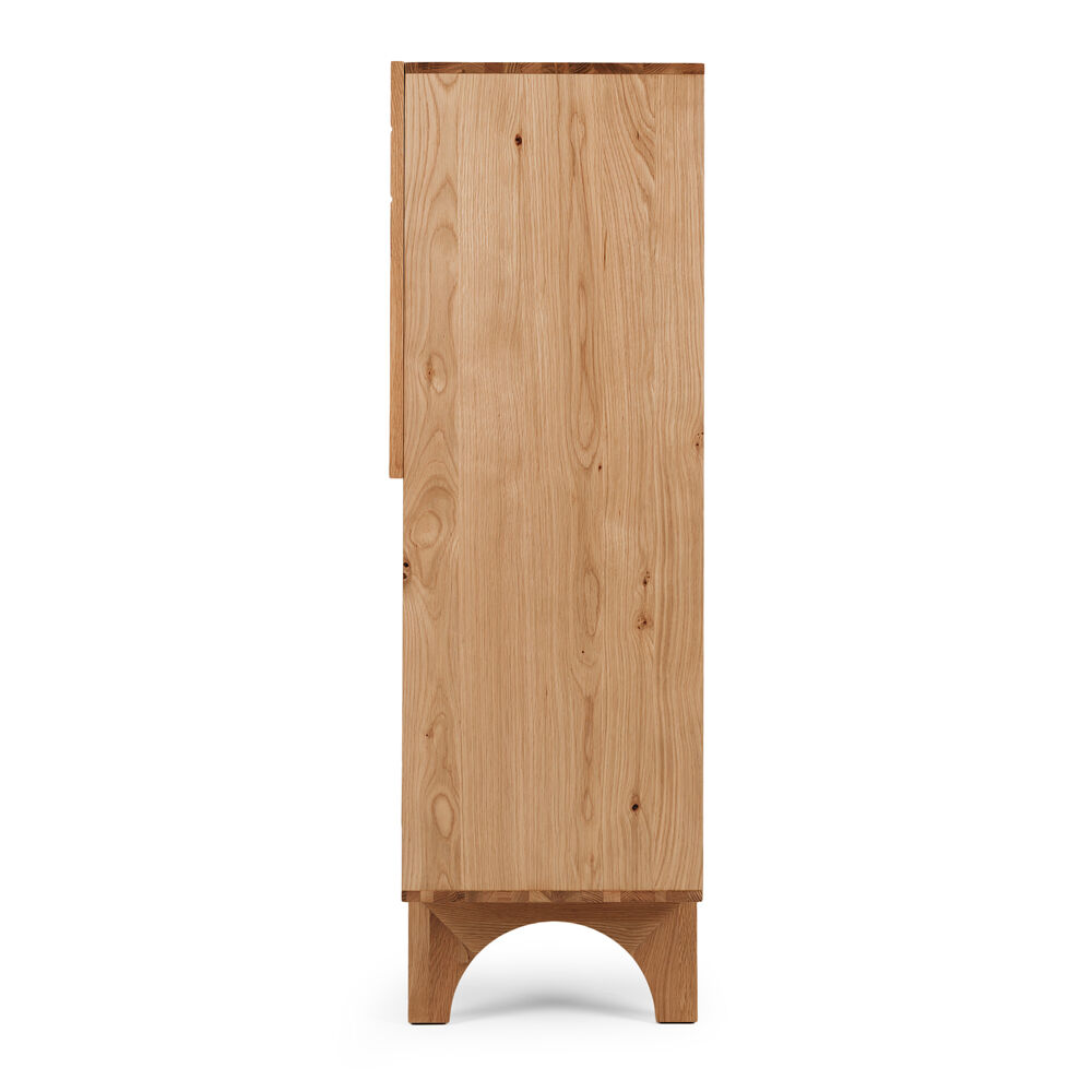 Etch Highboard / Display Unit - Natural Oak
