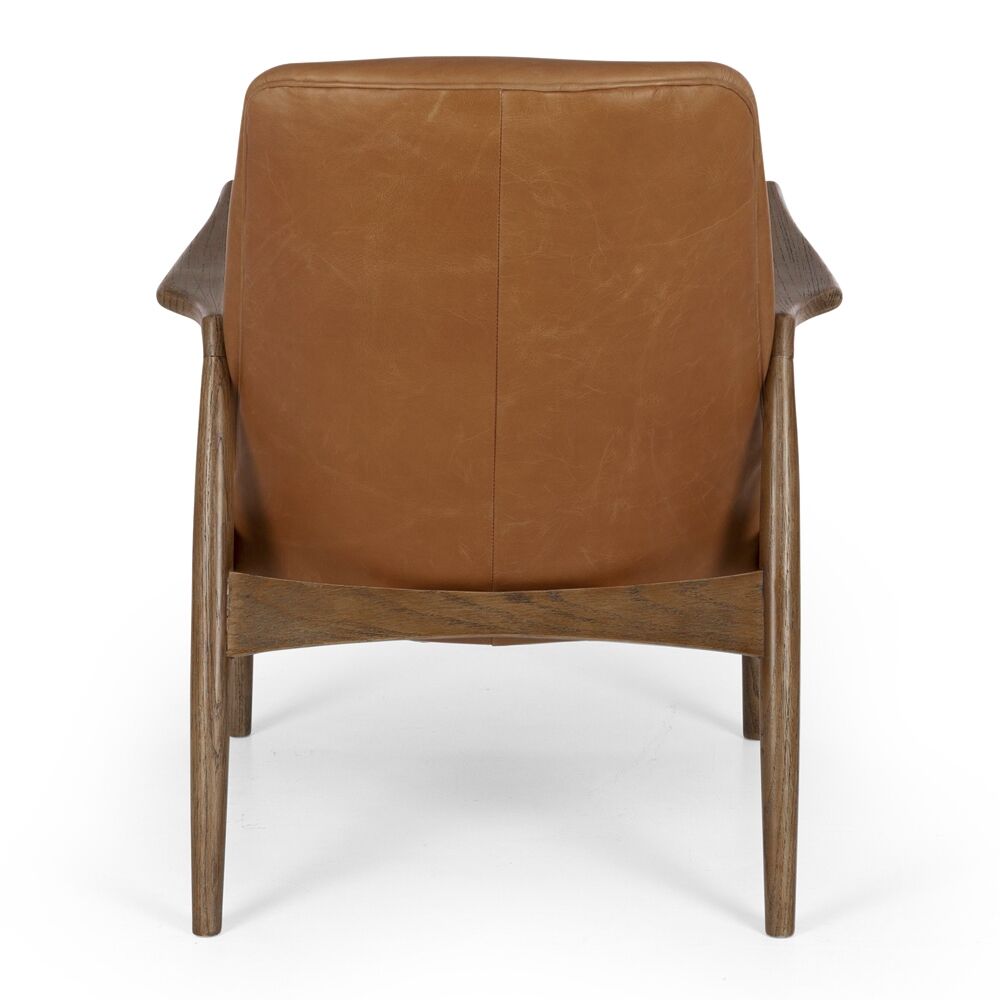 Aria Leather Armchair - Cognac Leather