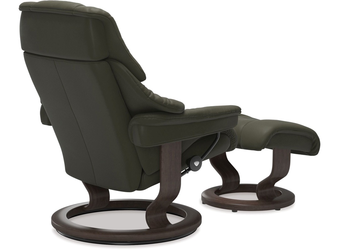 Stressless® Reno Large Leather Recliner - Classic Base  