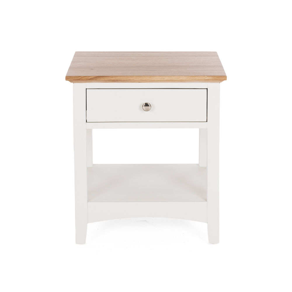 Jessica Bedside Table - Oak Top