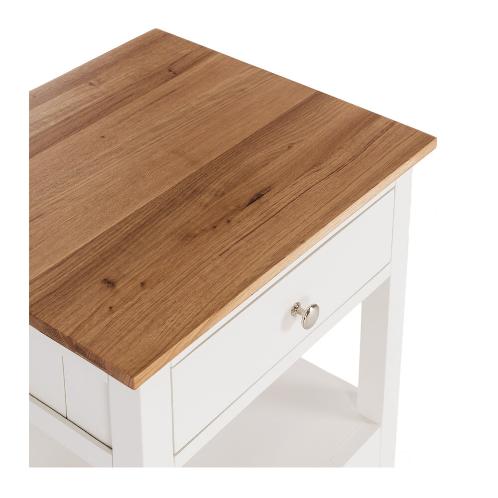 Jessica Bedside Table - Oak Top