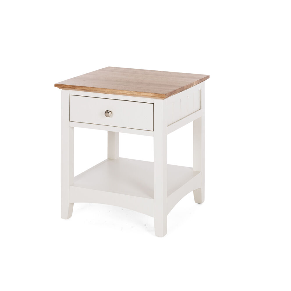 Jessica Bedside Table - Oak Top