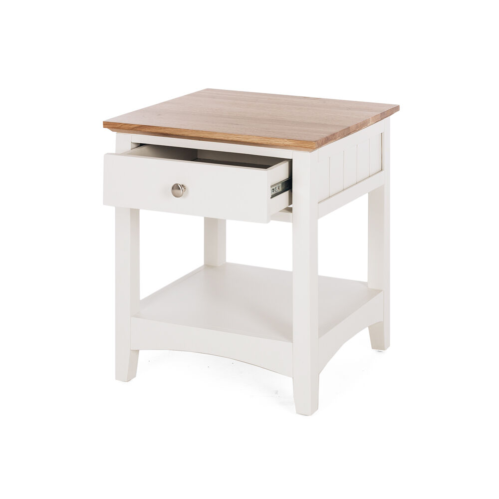 Jessica Bedside Table - Oak Top