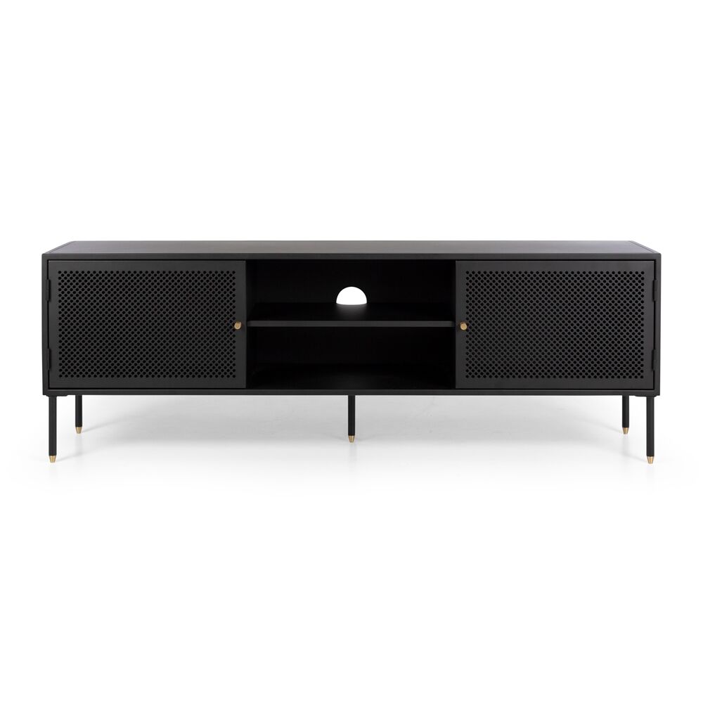 Dusk 1600 TV Unit - Matt Black