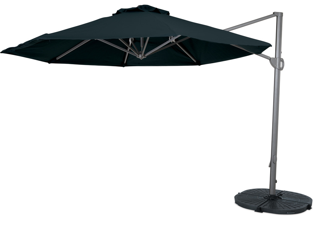 Titan 3.3m Round Cantilever Outdoor Umbrella - Black  