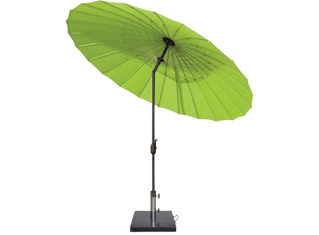 Shangri-La 2.7m Round Outdoor Sun Umbrella - Lime Green