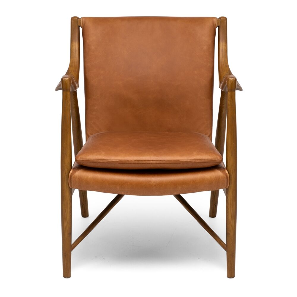 Copenhagen Armchair - Cognac Leather