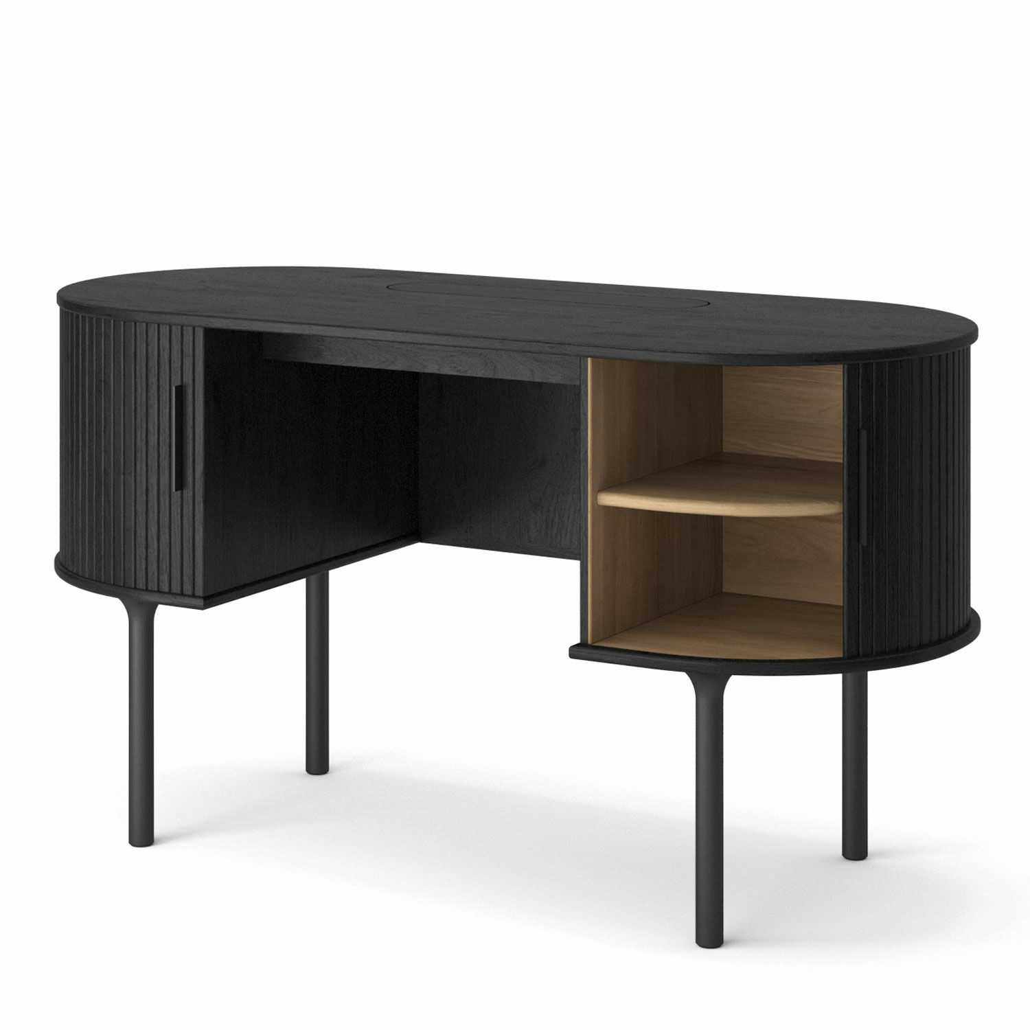 Palliser Desk - Black Oak