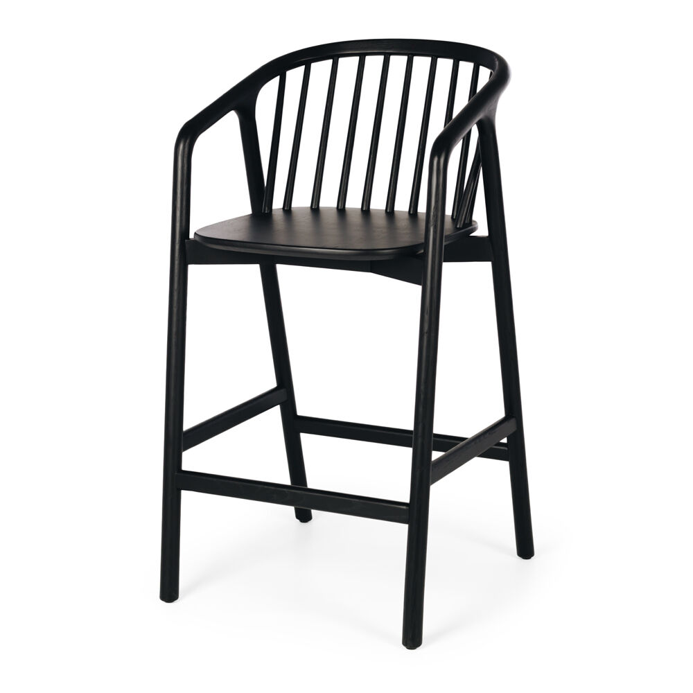 Tundra Barstool - Black Oak