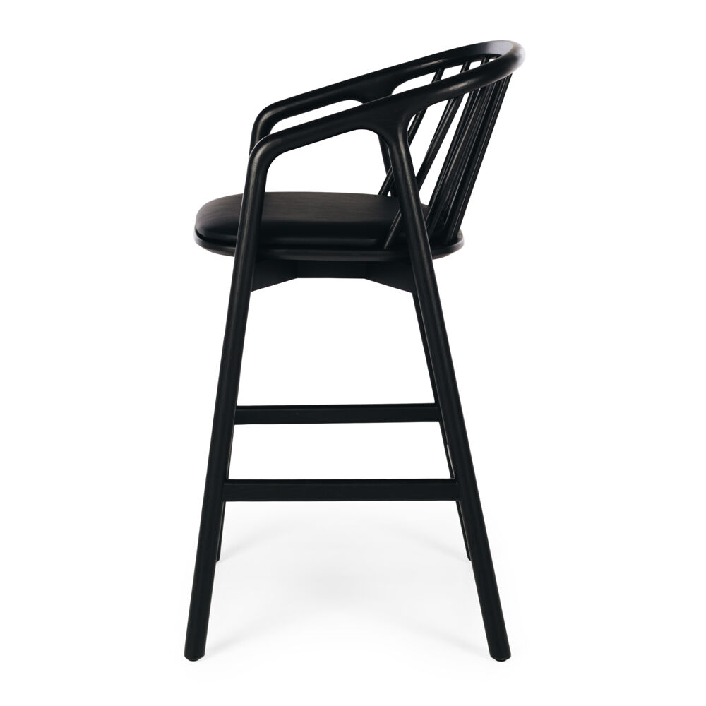 Tundra Barstool - Black Oak