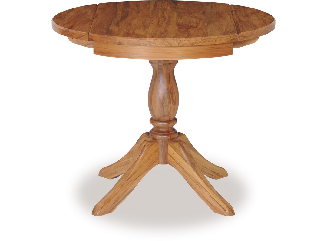 Belmont Round Double Drop-Leaf Dining Table 