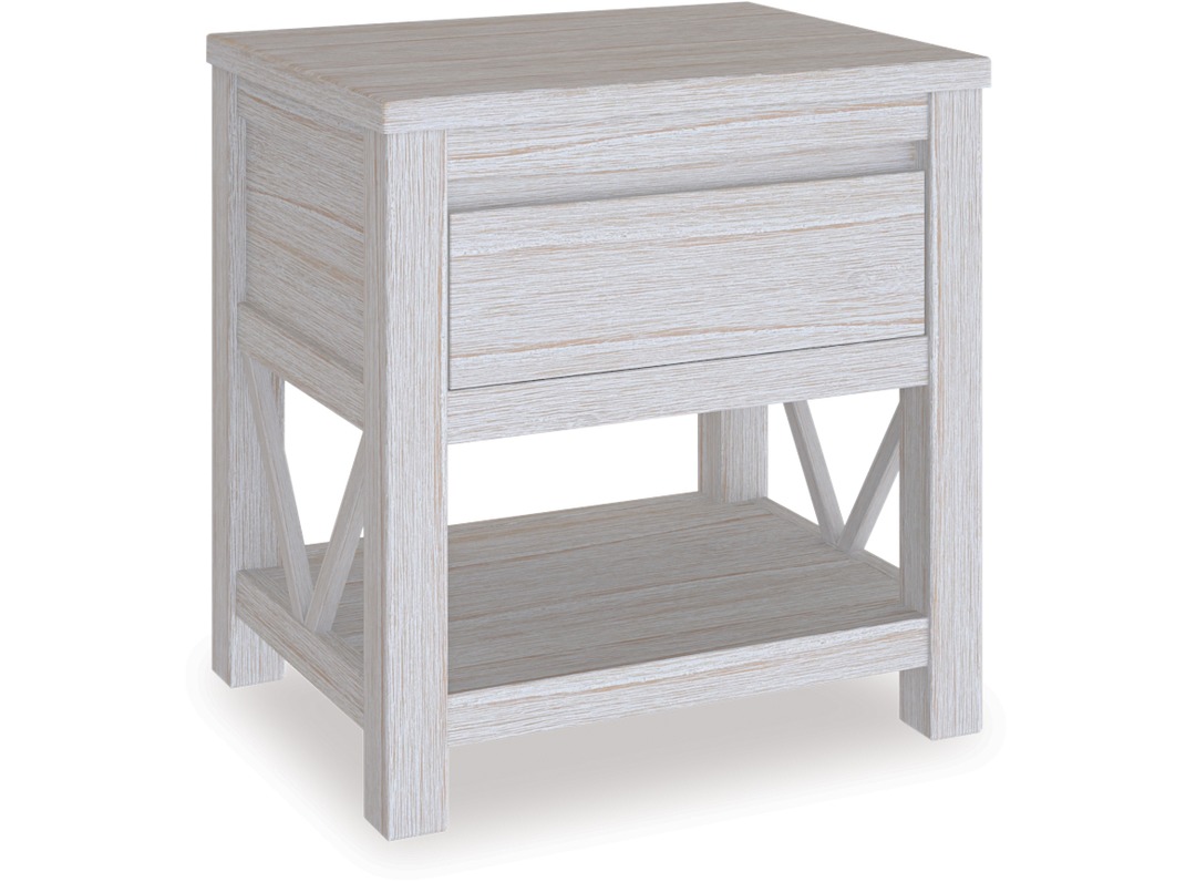 Coastal 1 Drawer Bedside 