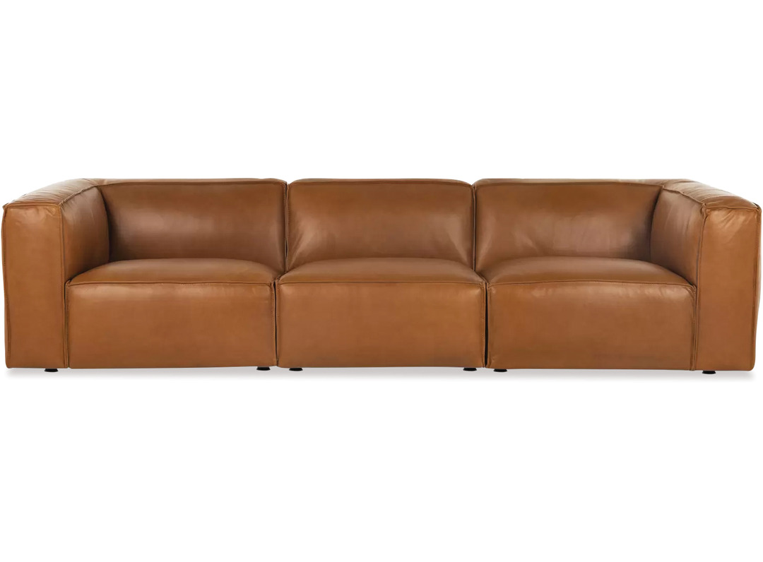 Cassia 3 Seater Leather Sofa