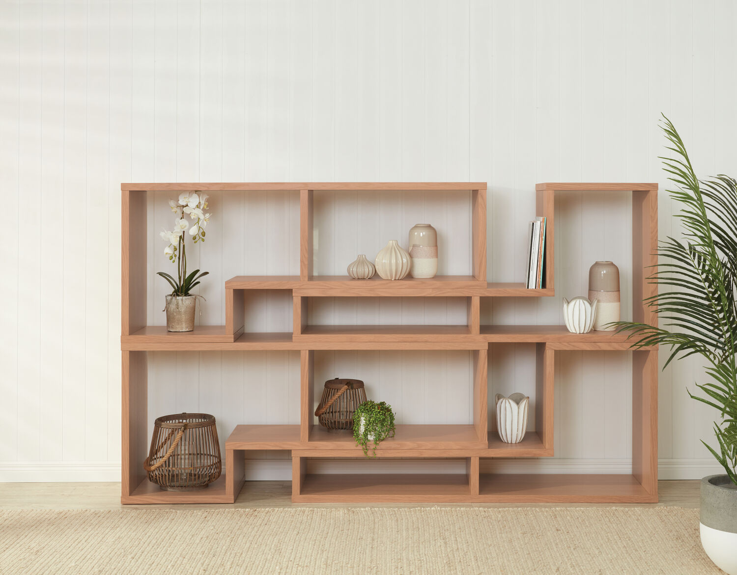 Blox Wall Unit A - Natural Oak