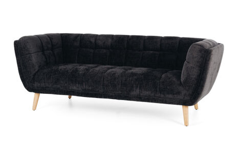 Towelie  3 Seater Sofa - Panther Black