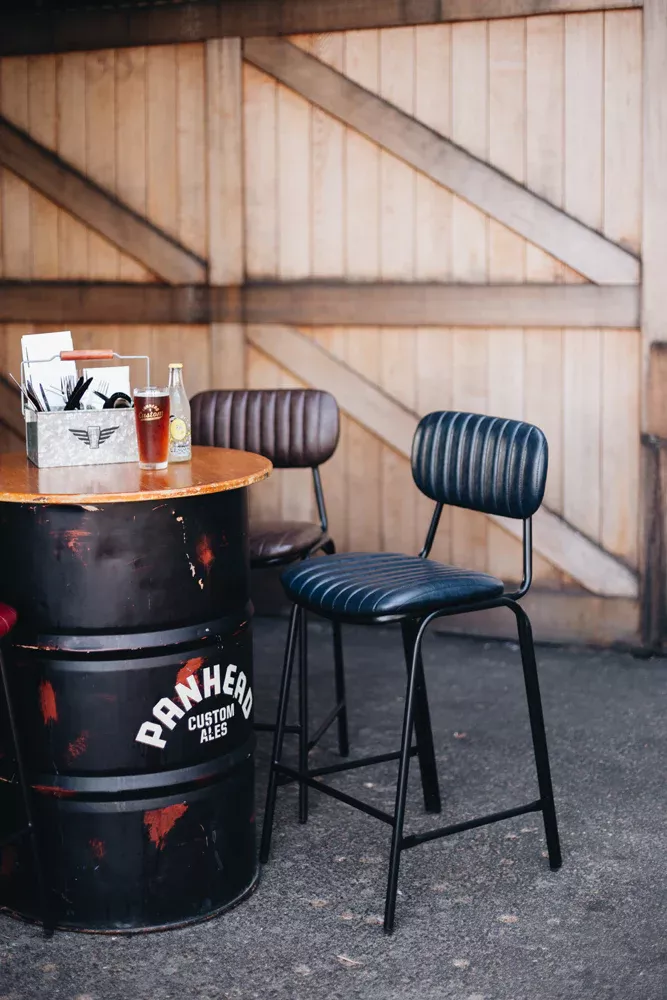 Datsun Barstool - Vintage Tan/Brown