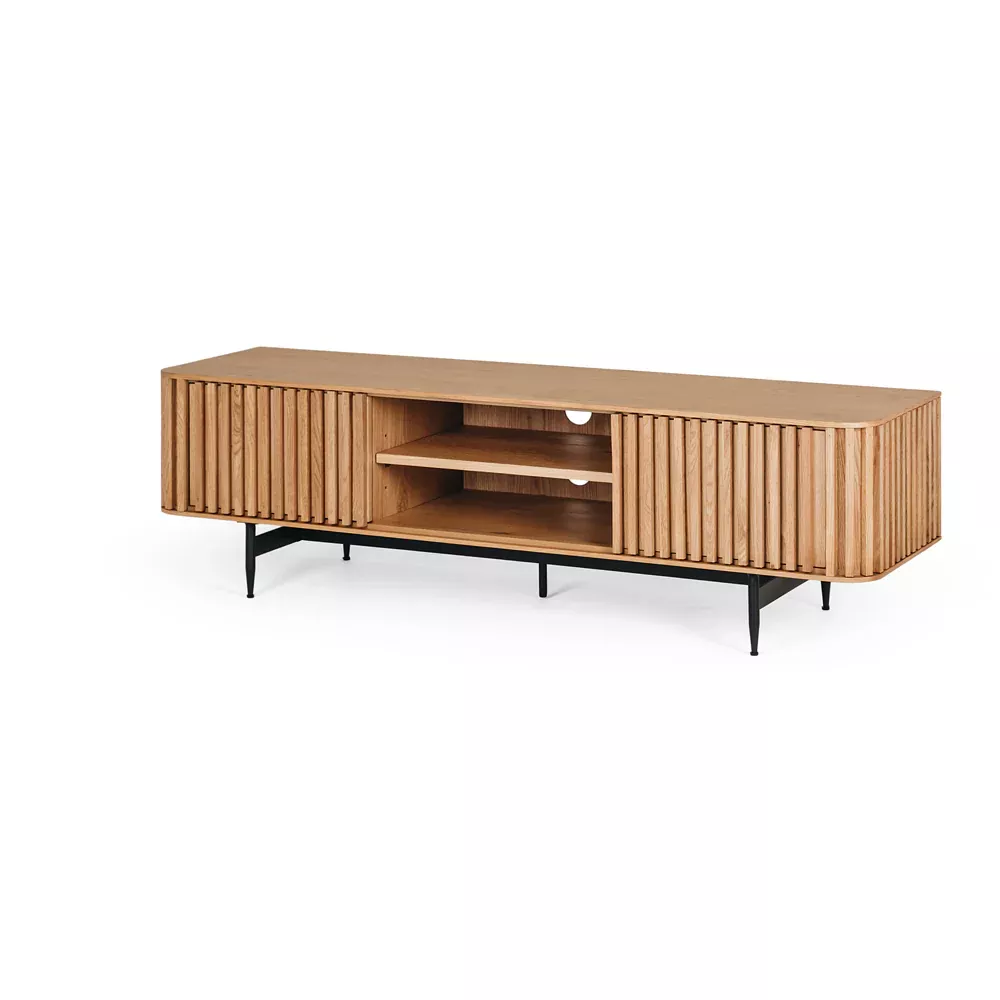 Linea Entertainment Unit - Natural Oak