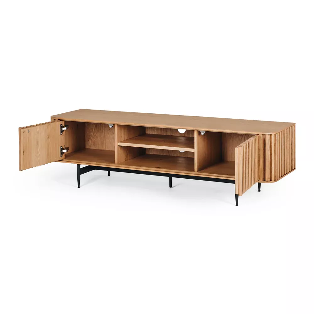 Linea Entertainment Unit - Natural Oak