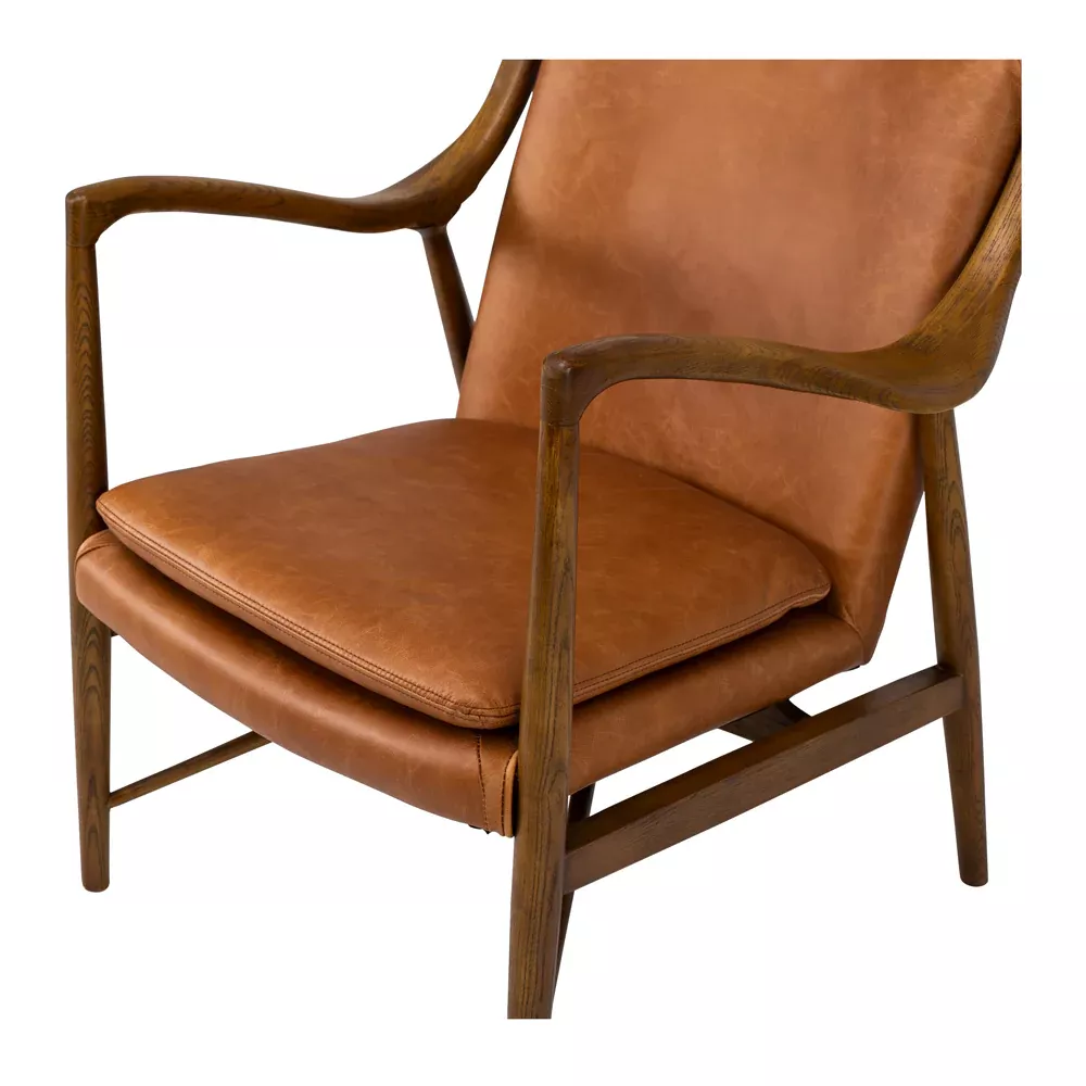 Finn Armchair - Cognac Leather