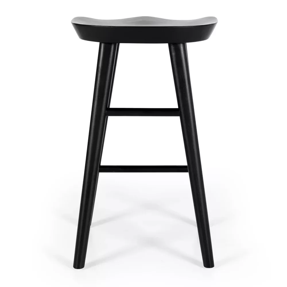 Fuji Barstool - Black Oak