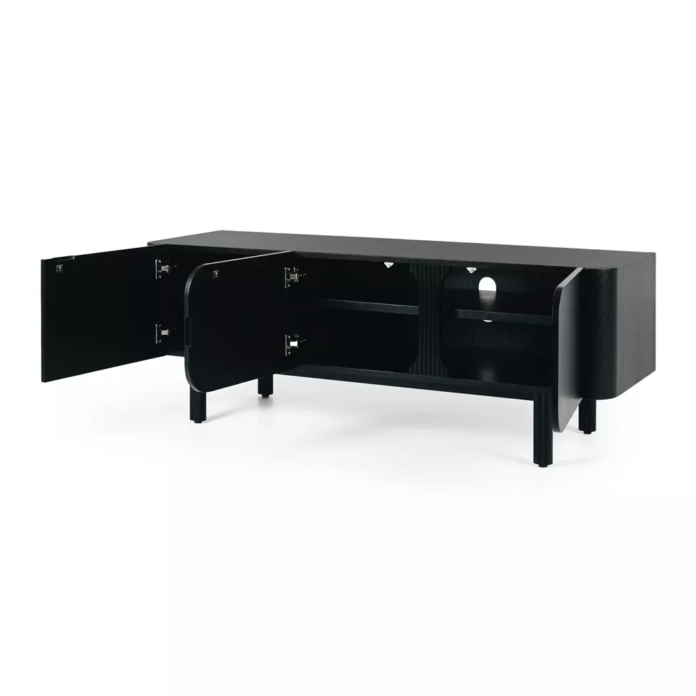 Sirocco TV Stand - Black Oak 