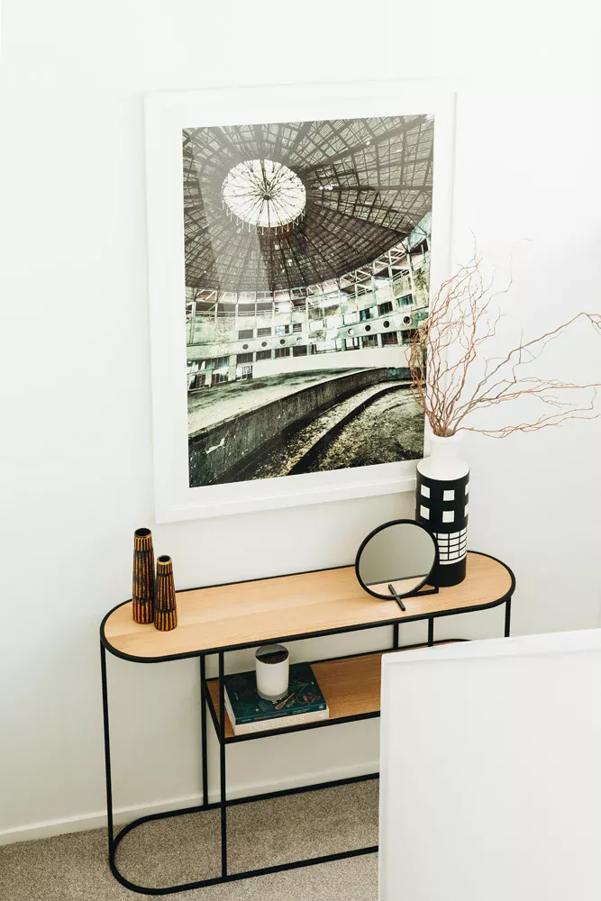 Deco Console Table - Natural Oak