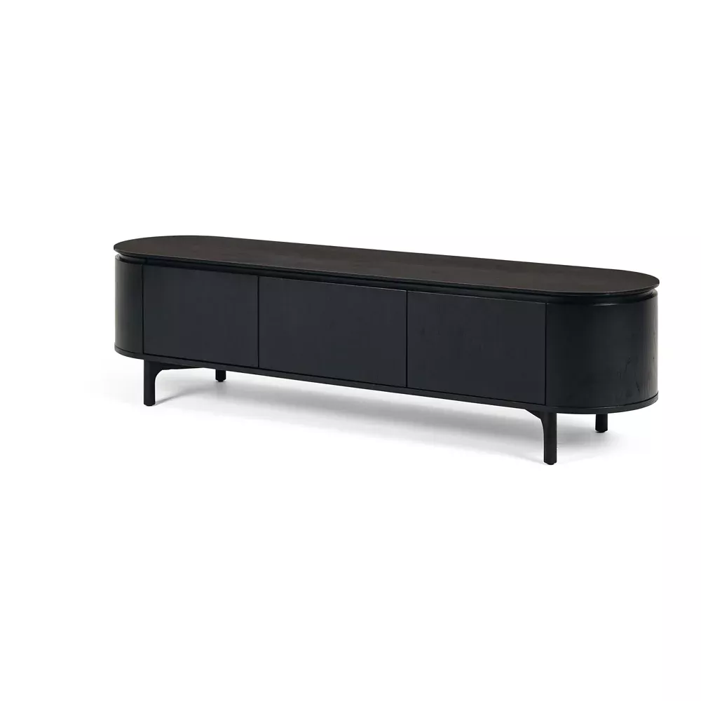 Kontur TV Stand - Black Oak