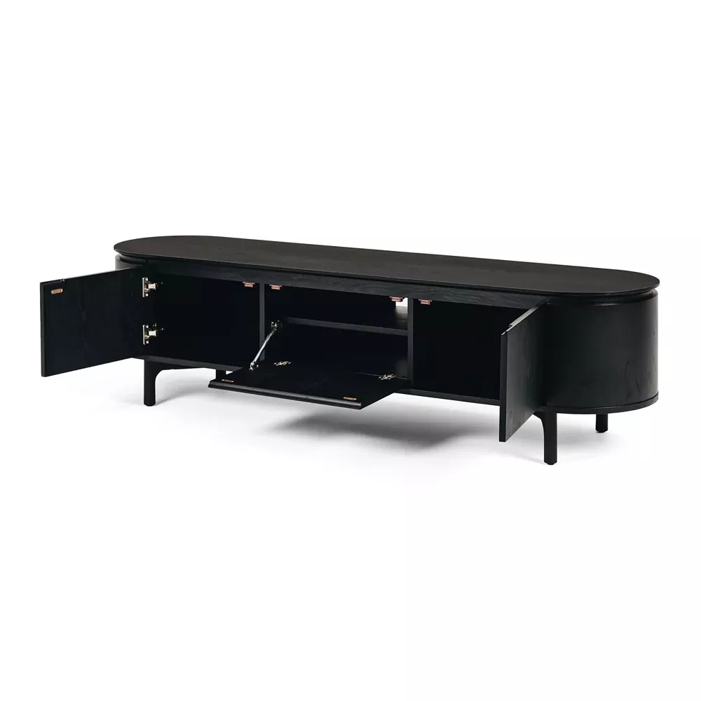 Kontur TV Stand - Black Oak