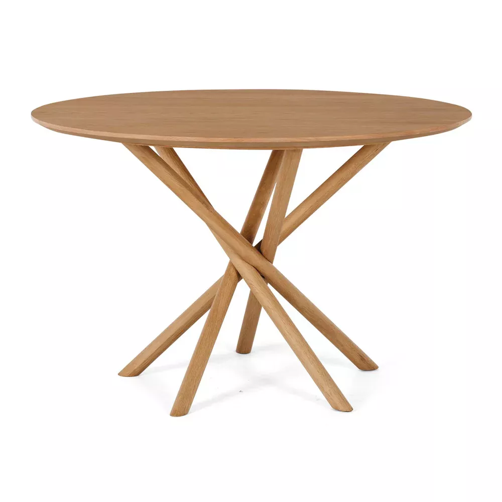 Harper Round Dining Table - Natural Oak