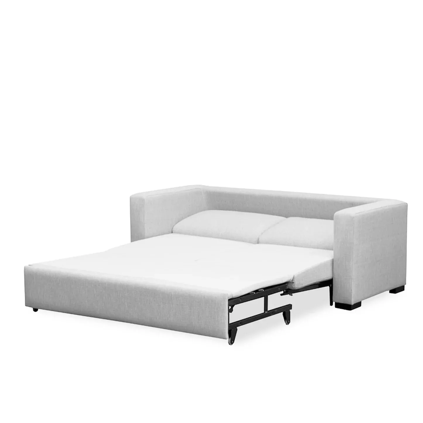 Ratchet Queen Sofa Bed - Light Grey / Natural