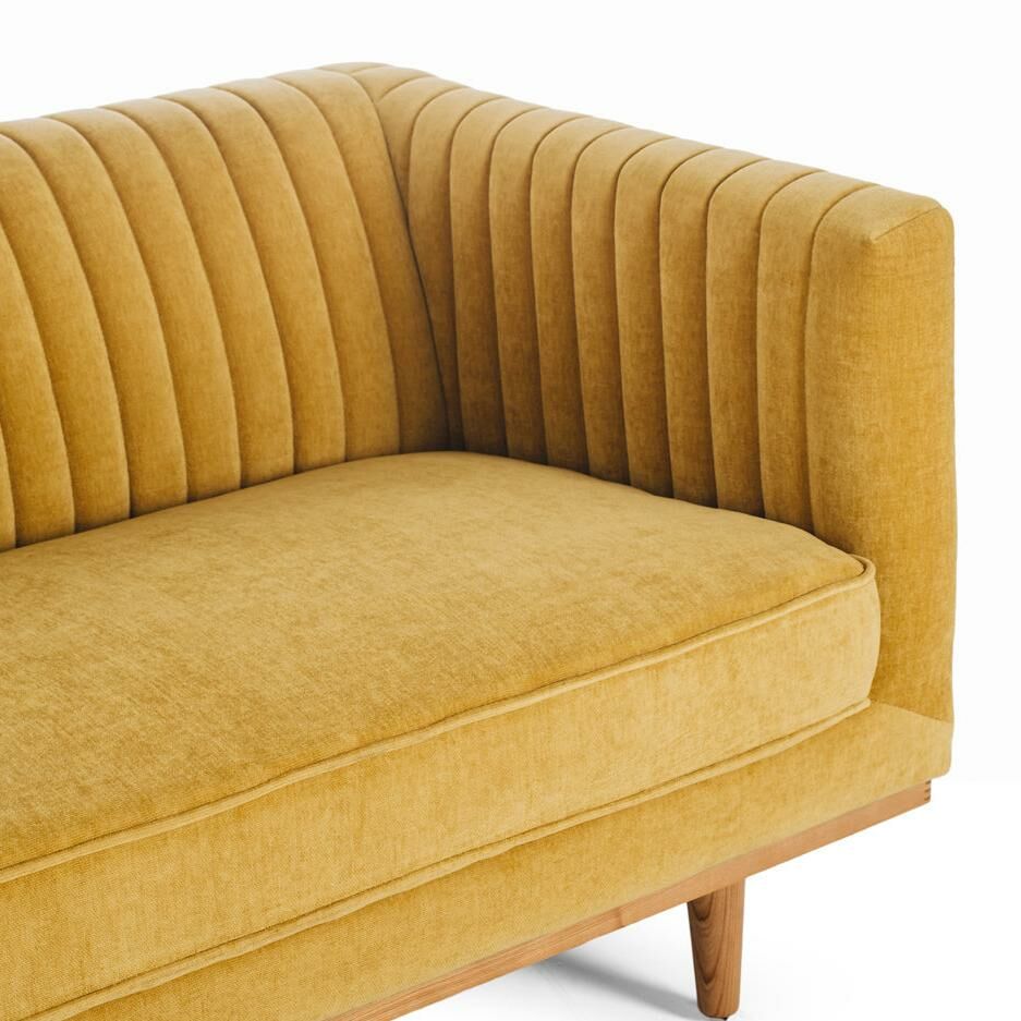 Madison 3 Seater Sofa - Honey Gold