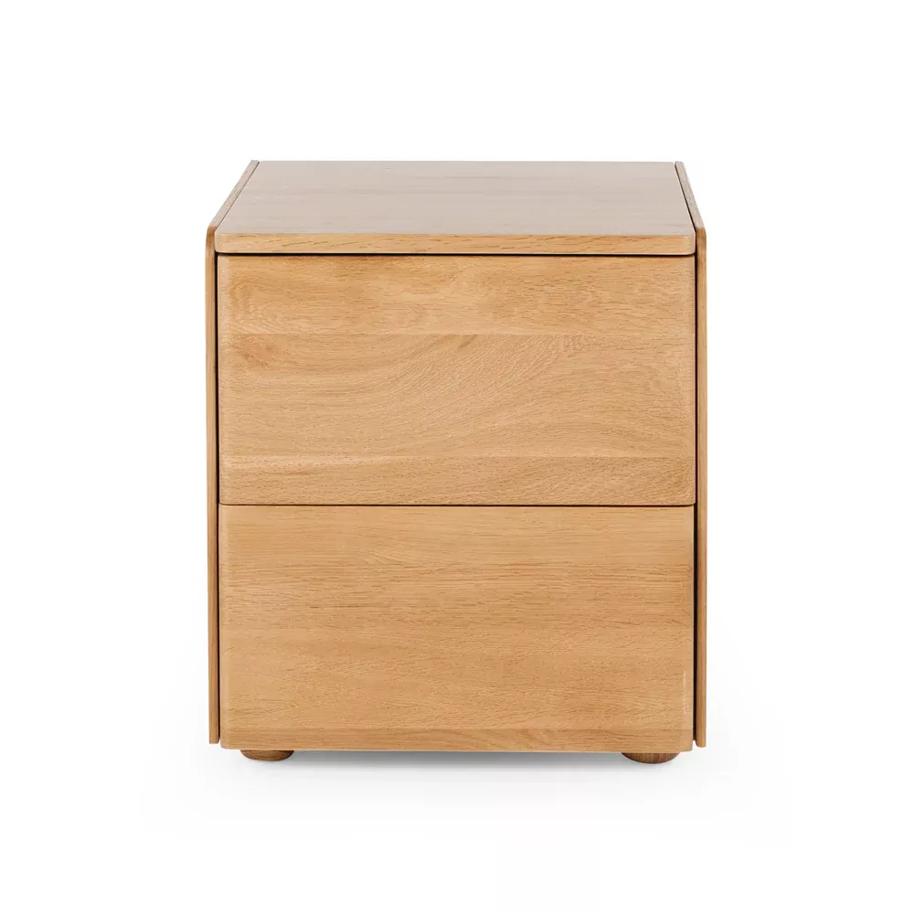 Cube Bedside Table - Natural