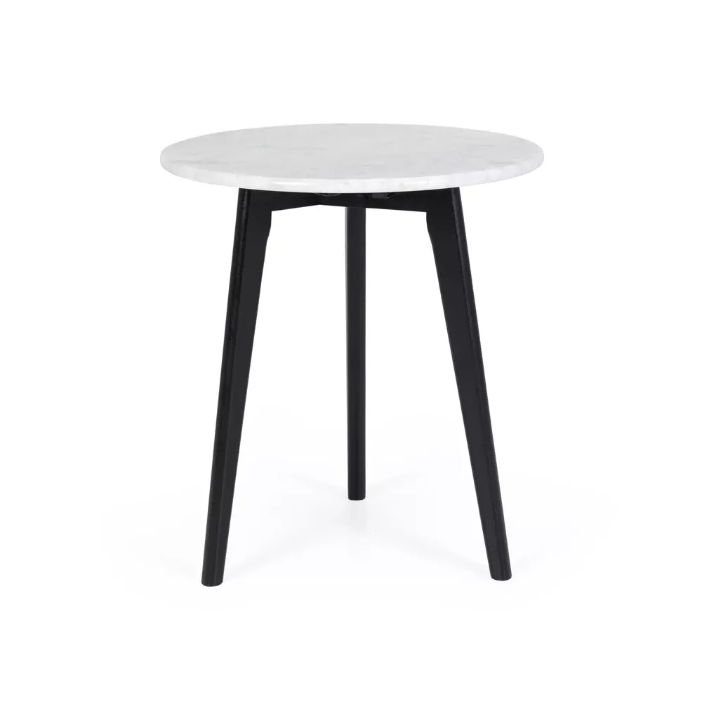 Radius Side Table - Black / Marble