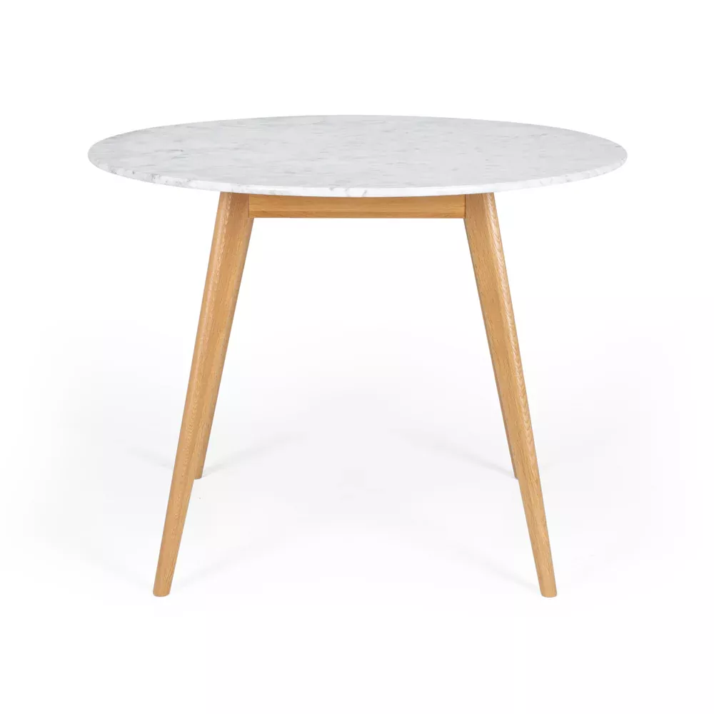 Radius 1m Round Dining Table - Natural / Marble