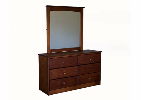 Northville 6 Drawer Dresser with Mirror