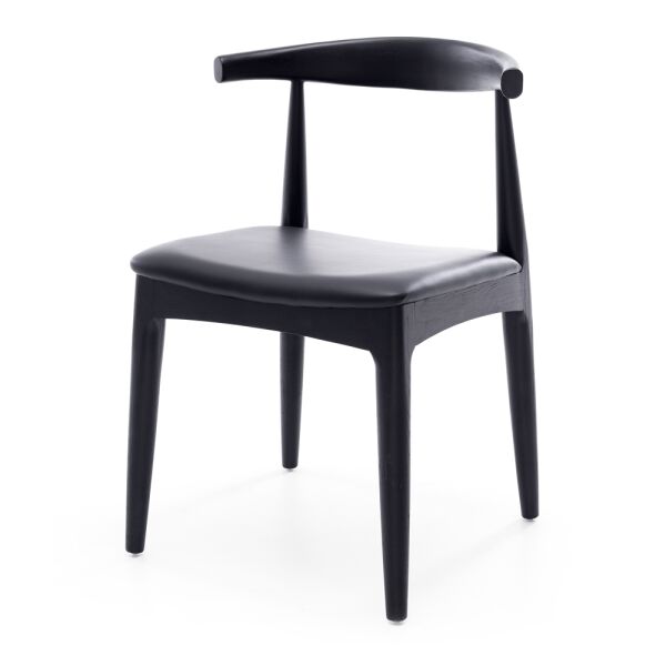 Curve Dining Chair - Black Oak