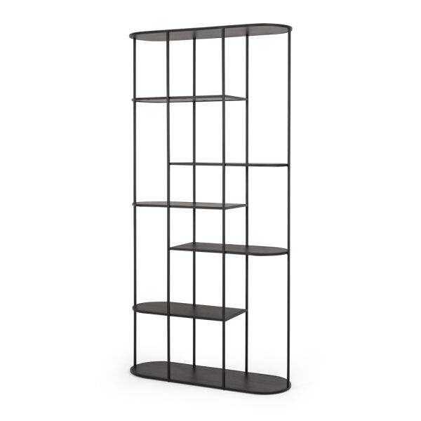 Napier Bookcase / Display Unit - Black Oak