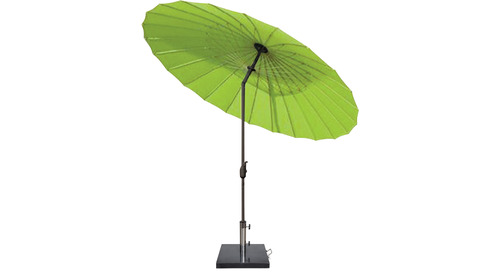 Shangri-La 2.7m Round Outdoor Sun Umbrella - Lime Green