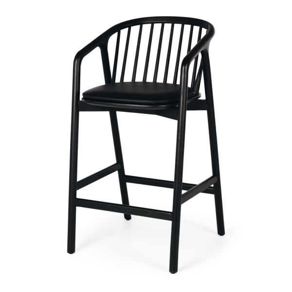 Tundra Barstool - Black Oak