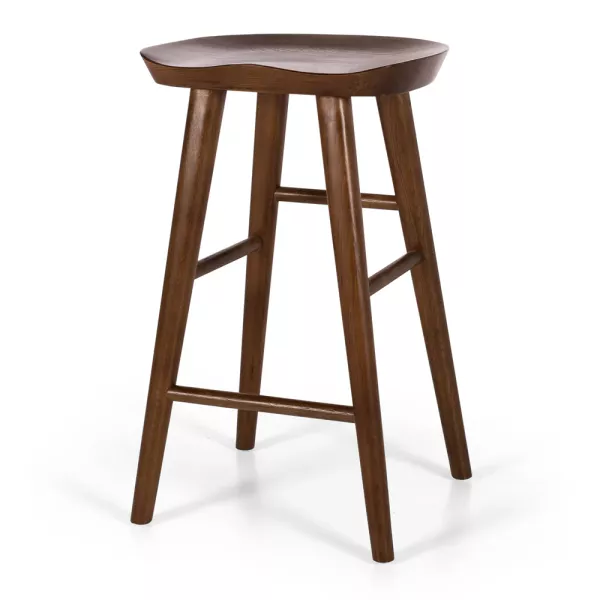 Fuji Barstool - Deep Oak