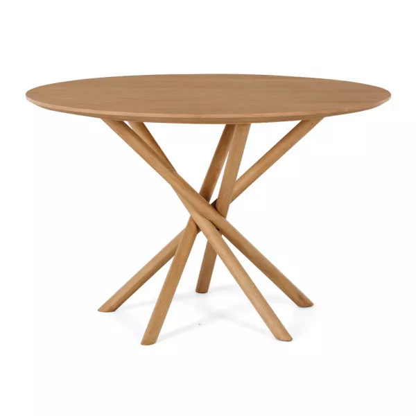 Harper Round Dining Table - Natural Oak